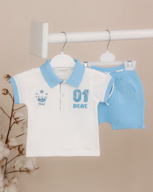 Mini Champ Polo & Shorts Sets