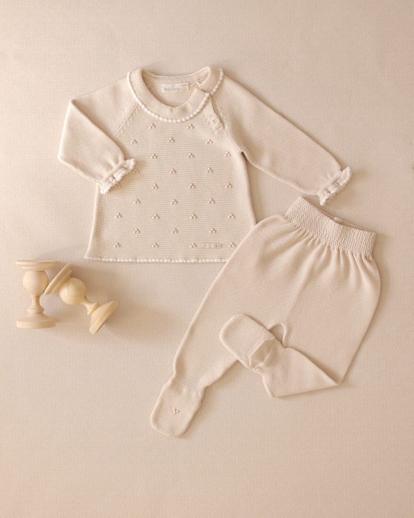 Snuggle-Soft Knit Footie Set