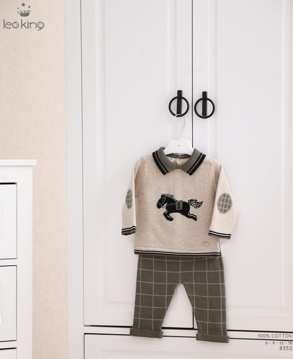 Little Jockey Knit Set