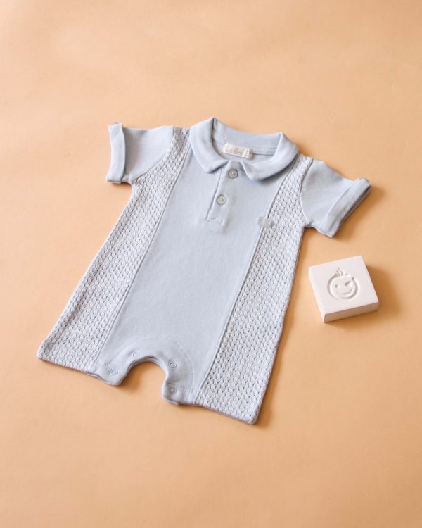 Dapper Little Gentleman Polo Romper