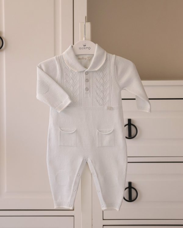 Little Explorer Polo Knit Romper