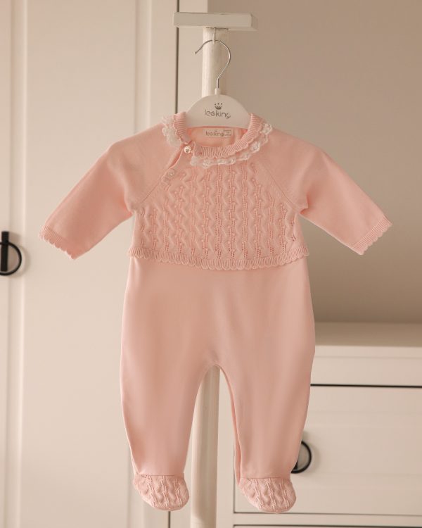 Sweet Lace Daydream Knit Romper