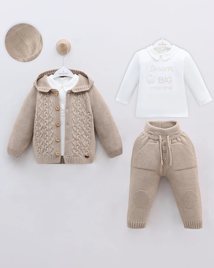 Almond Cable Dreamer Knit Set