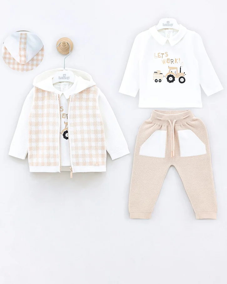 Sand Digger Plaid 3-Piece Set